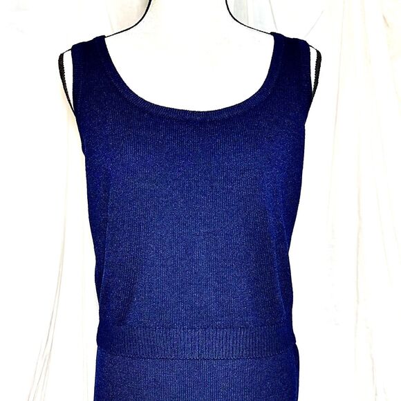 Vintage St. John Sleeveless Scoopneck Coordinate - Picture 1 of 4